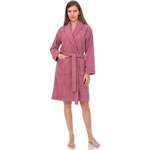 Size Small Fleece Sherpa Wrap Tie Robe Legally Blonde Pink Rose Loungewear Gift